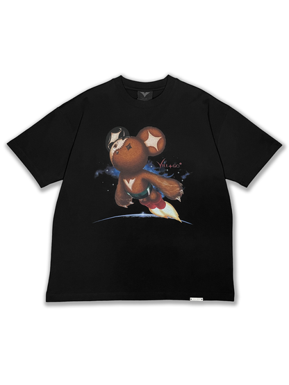 ASTRO BEAR T-SHIRT BLACK