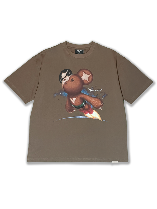 ASTRO BEAR T-SHIRT BROWN