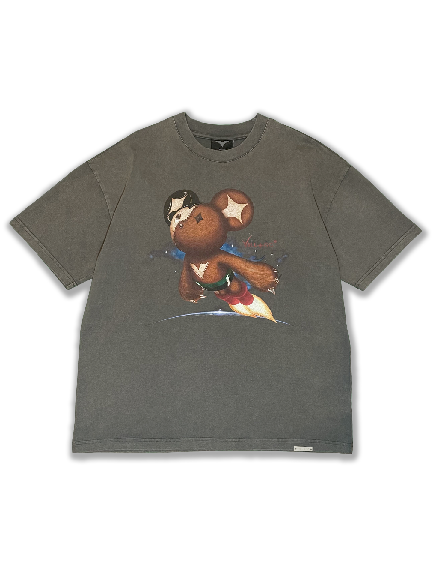 ASTRO BEAR T-SHIRT VINTAGE GREY