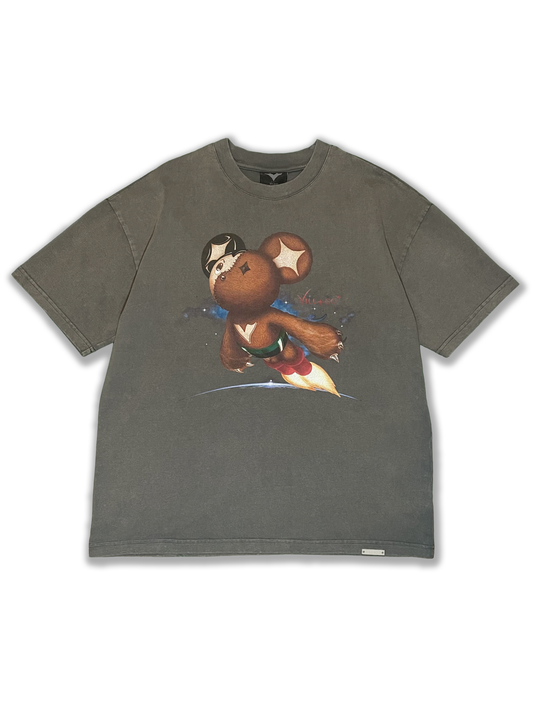 ASTRO BEAR T-SHIRT VINTAGE GREY