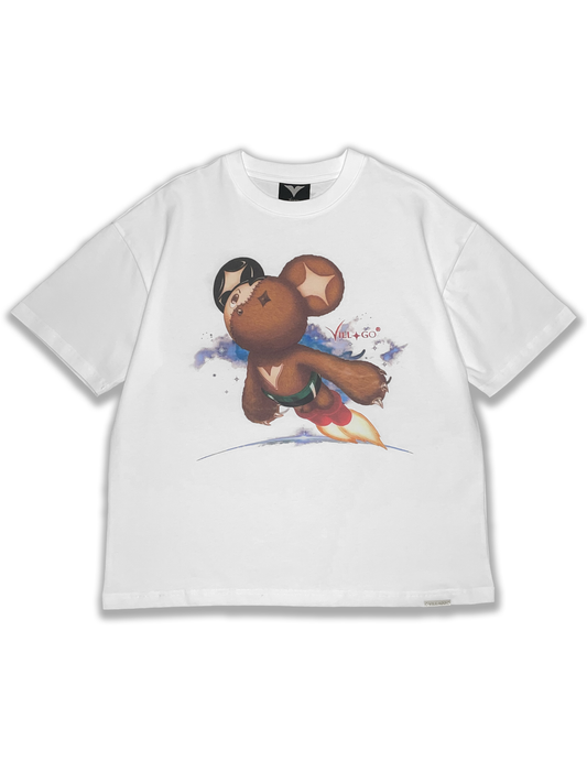 ASTRO BEAR T-SHIRT WHITE